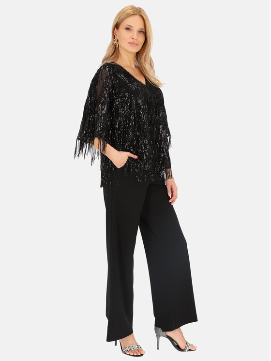 L’AF L’AF Bluzka Moris Czarny Regular Fit