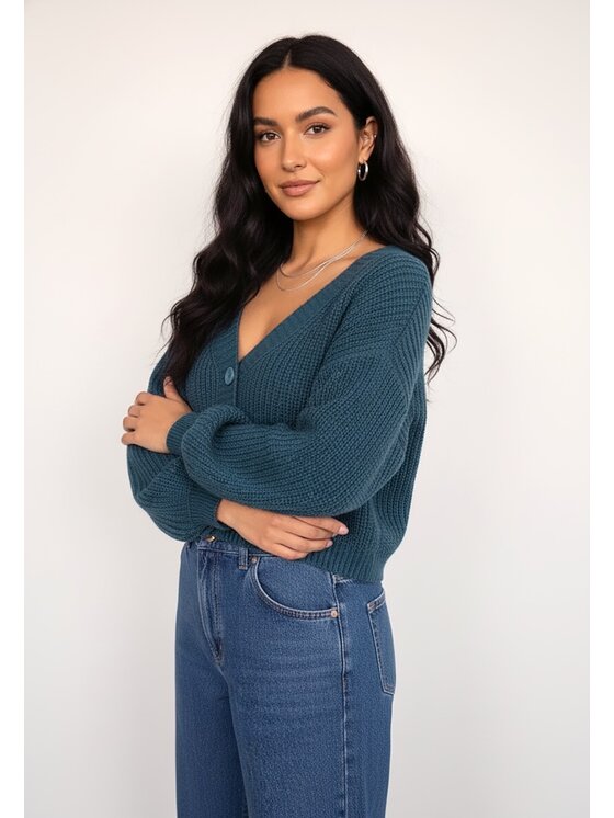 FIGL FIGL Ζακέτα M1263 Μπλε Regular Fit
