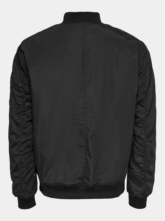 Only & Sons Only & Sons Μπόμπερ μπουφάν Joshua 22023287 Μαύρο Regular Fit