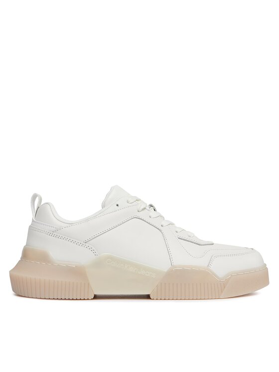 Sneakers Calvin Klein Jeans Chunky Cup 2.0 Low Lth Lum YM0YM00876 Bright White/Luminescent YBR