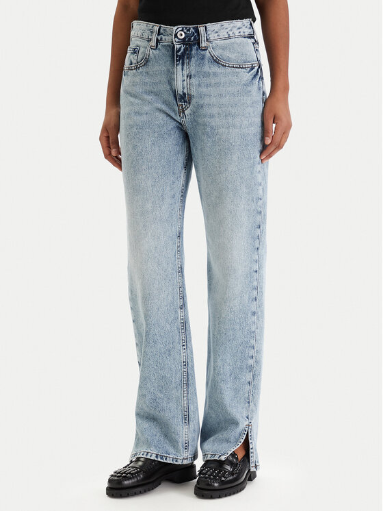 Karl Lagerfeld Jeans Karl Lagerfeld Jeans Blugi B1W10070 Albastru Straight Fit