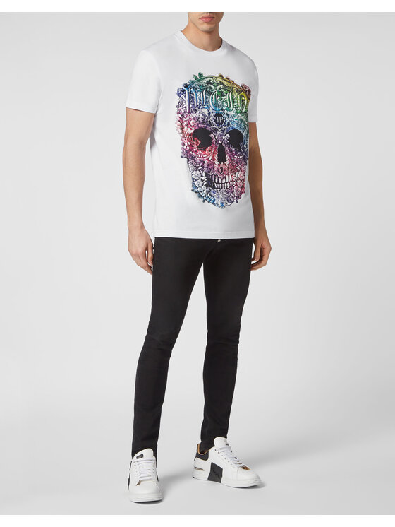 PHILIPP PLEIN PHILIPP PLEIN Tričko 4335 Biela Regular Fit