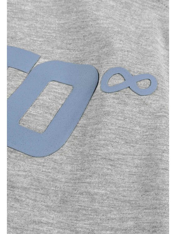 PROSTO. PROSTO. T-Shirt Big log Infinity Szary Oversize