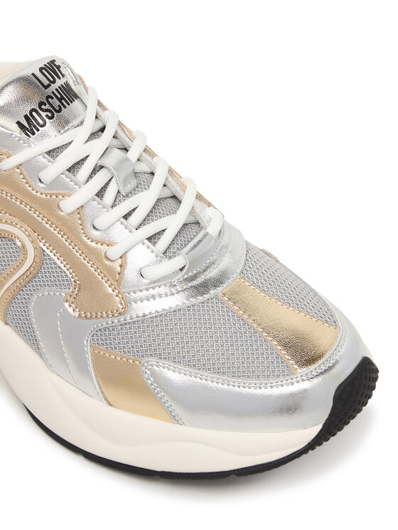 LOVE MOSCHINO LOVE MOSCHINO Sneakersy JA15456G0OIQC90A Biela
