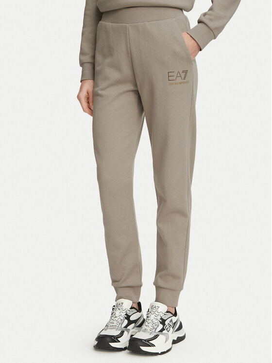 EA7 Emporio Armani Donji dio trenerke 7W000538 AF15831 U6100 Bež Regular Fit