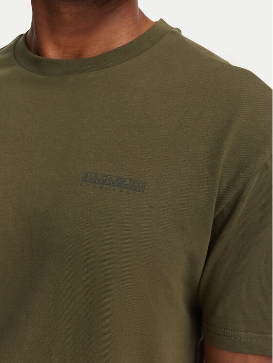 Napapijri Napapijri T-shirt Yourte NP0A8AU2 Tamno zelena Relaxed Fit