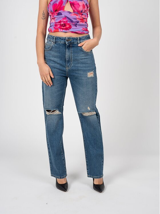PINKO PINKO Jeansy 1J10VK Y84F Modrá Regular Fit