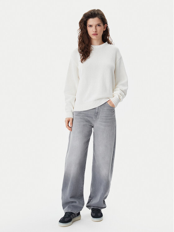 Napapijri Napapijri Sweter D-Sambre W NP0A4IFK2061 Écru Regular Fit