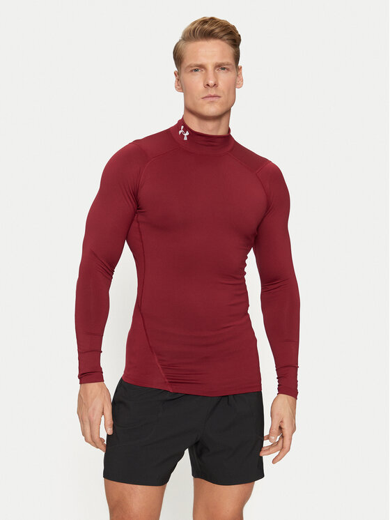 Under Armour Under Armour Технічна футболка Ua Cg Armour Comp Mock 1366072 Бордовий Compression Fit