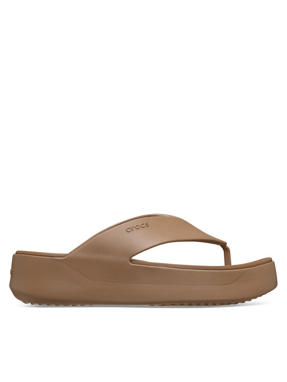 Crocs Crocs Žabky Getaway Platform Flip 209410 Hnědá