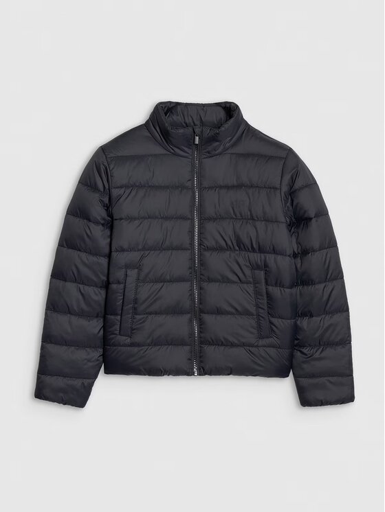 4F 4F Vatovaná bunda 4FJWSS25TDJAF515-20S Čierna Regular Fit
