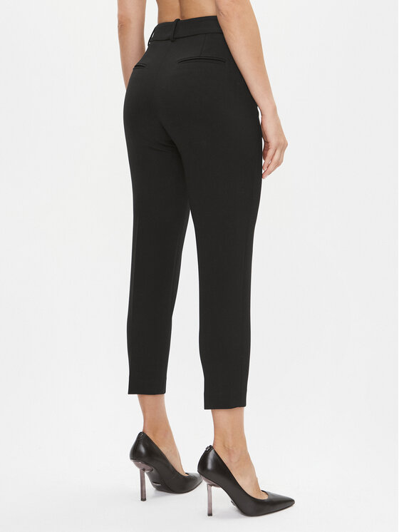 Peserico Peserico Pantaloni di tessuto P04763 Nero Regular Fit