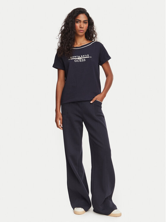 Guess Guess Футболка W6YI58 K5317 Cиній Regular Fit