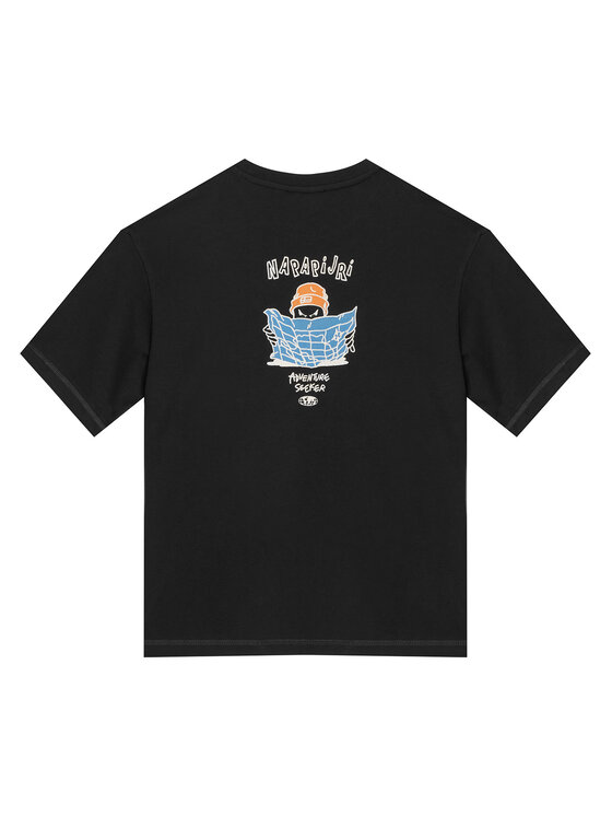 Napapijri Napapijri T-krekls S-Flein NP0A8B3L Melns Loose Fit