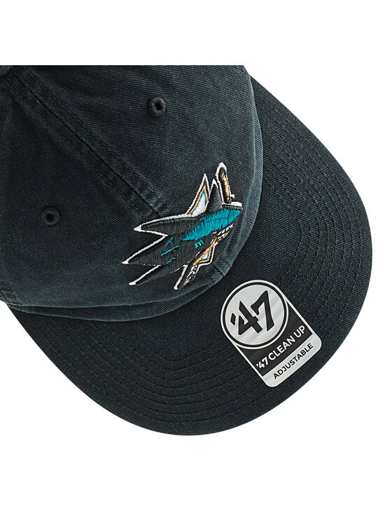 47 Brand Cap San Jose Sharks 47 Clean Up H RGW22GWS BK Schwarz Modivo