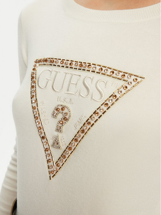 Guess Guess Palaidinė W5RR39 Z2NQ2 Balta Regular Fit