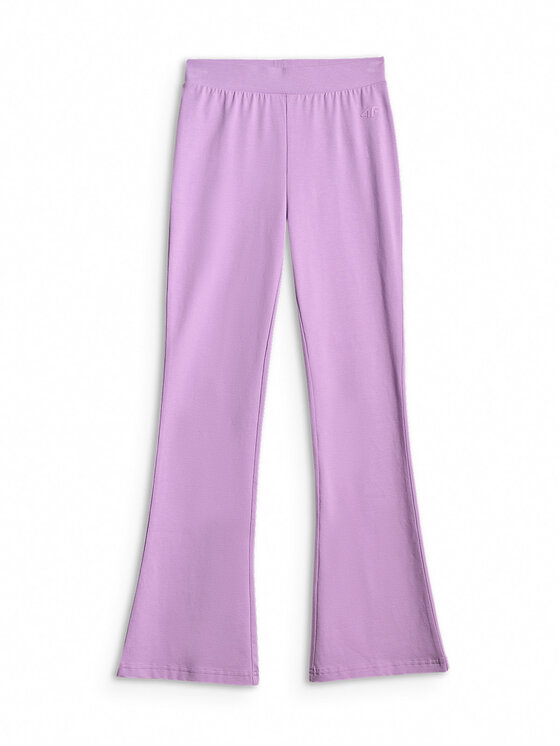 4F 4F Legginsy SUMMERTIME JOY Fioletowy
