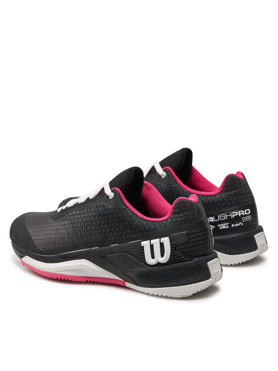 Wilson Wilson Boty na tenis Rush Pro 4.0 W Clay WRS332140 Černá