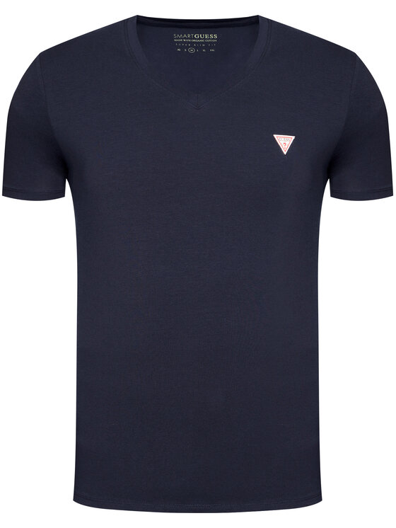 Guess Guess Tricou M1RI32 J1311 M1RI32 J1311 Bleumarin Super Slim Fit