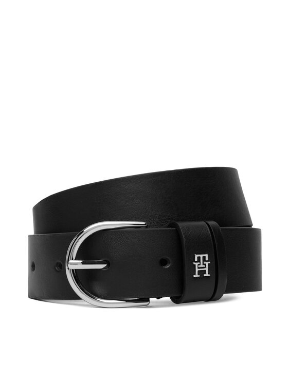 Tommy Hilfiger Tommy Hilfiger Ζώνη Essential Effortless 3.0 Sv AW0AW18688 Μαύρο
