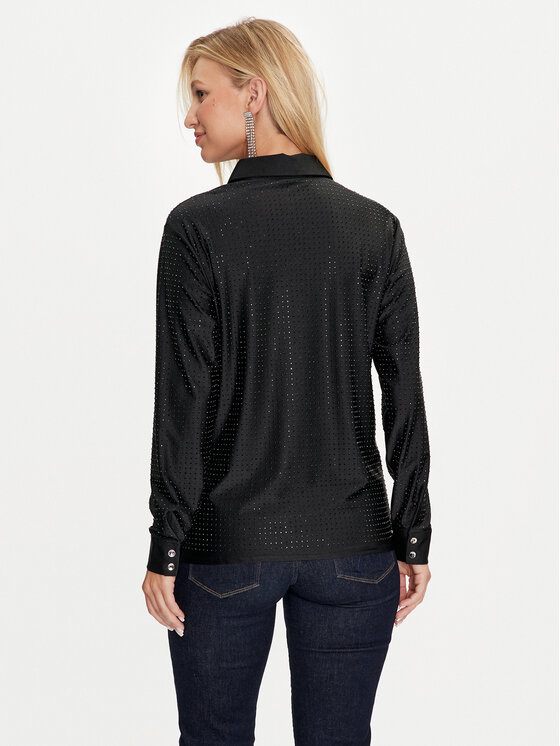 Guess Guess Πουκάμισο W4YP13 KCC10 Μαύρο Regular Fit