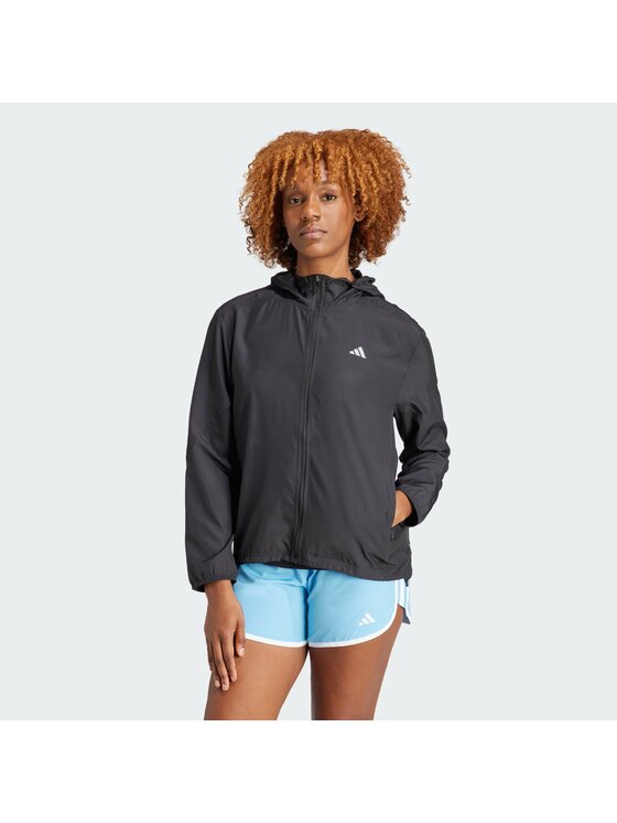 adidas adidas Kurtka do biegania Run It Jacket Czarny Regular Fit