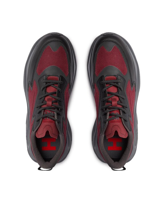HUGO Hugo Sneakersy Leon 50503044 10254074 01 Bordová