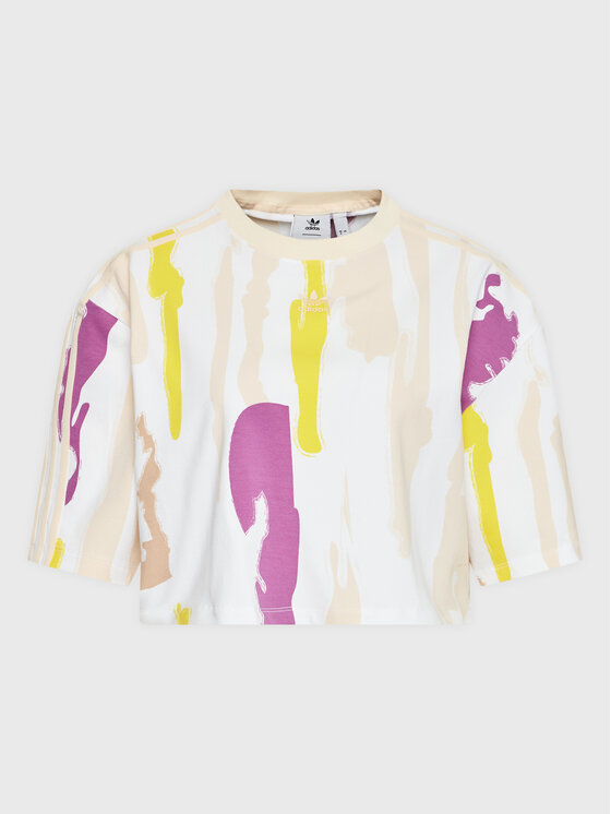 adidas adidas T-shirt THEBE MAGUGU HM2621 Multicolore Loose Fit