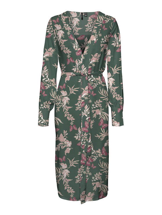 Vero Moda Vero Moda Ikdienas kleita Easy Laurel 10297341 Zaļš Regular Fit