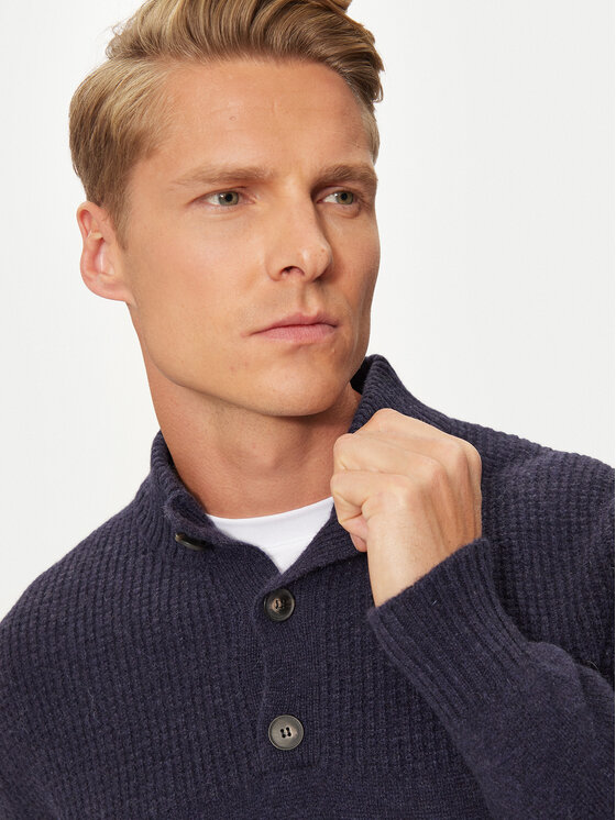 United Colors Of Benetton United Colors Of Benetton Pulover 103MU201K Mornarsko modra Regular Fit