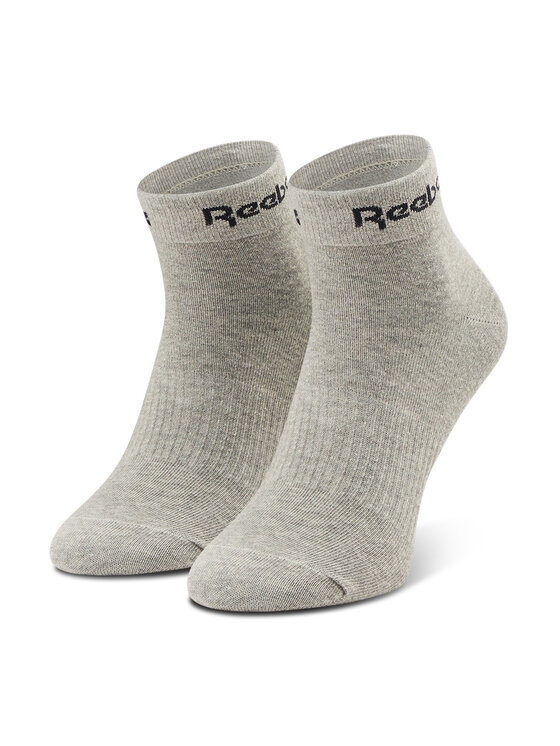Reebok Unisex trumpų kojinių komplektas (3 poros) Act Core Ankle Sock 3P  GH8168 Balta • Modivo.lt