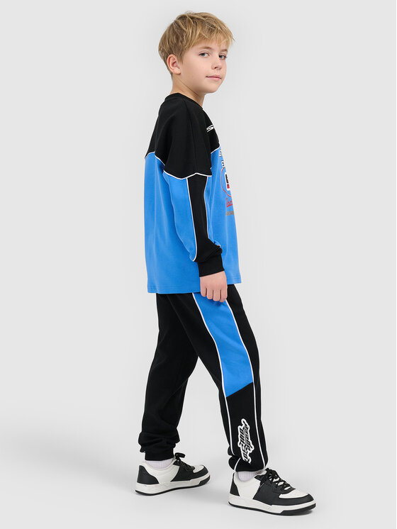 4F 4F Spodnie dresowe ESPORTS RACING Czarny Regular Fit