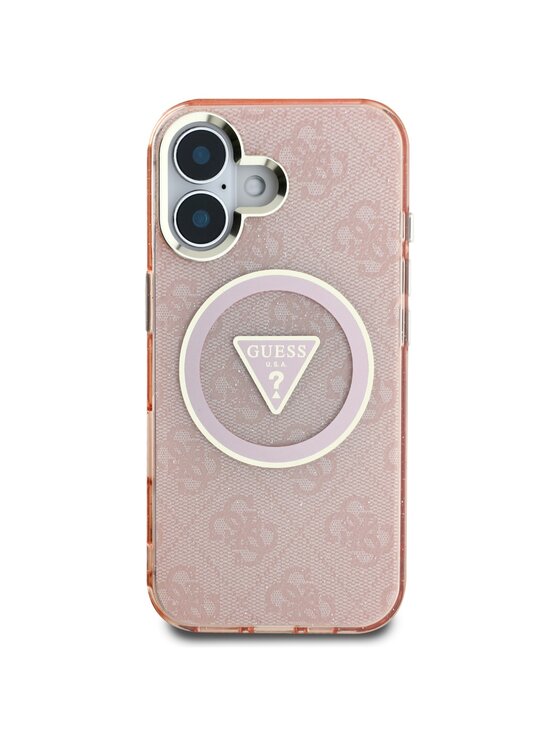 Guess Guess Etui na telefon iPhone 16 Różowy