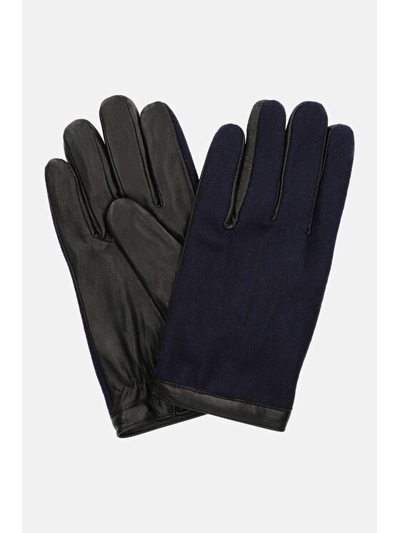 Lancerto Lancerto Rękawiczki Męskie Skórzane Czarny