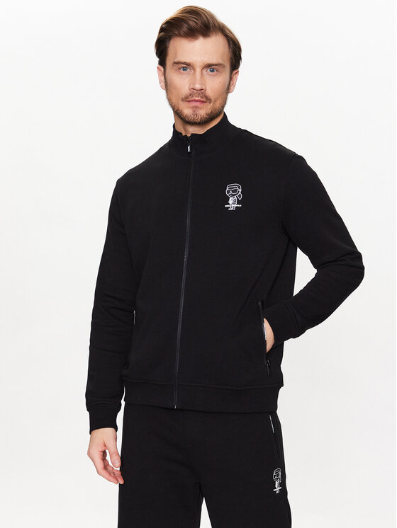 KARL LAGERFELD KARL LAGERFELD Bluza 705091 531900 Czarny Regular Fit