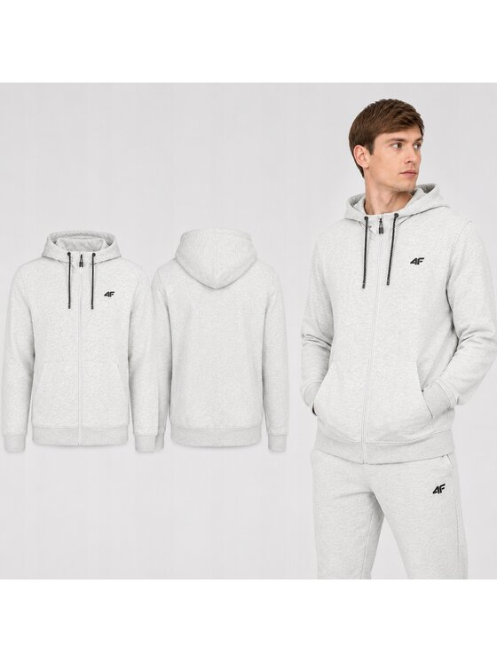 4F 4F Bluza 4FWMM00TSWSM2550 Szary jasny Active Fit