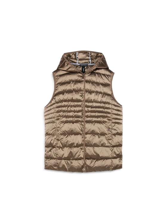 Fiorella Rubino Fiorella Rubino Bezrękawnik F001L000060N022 Brązowy Regular Fit