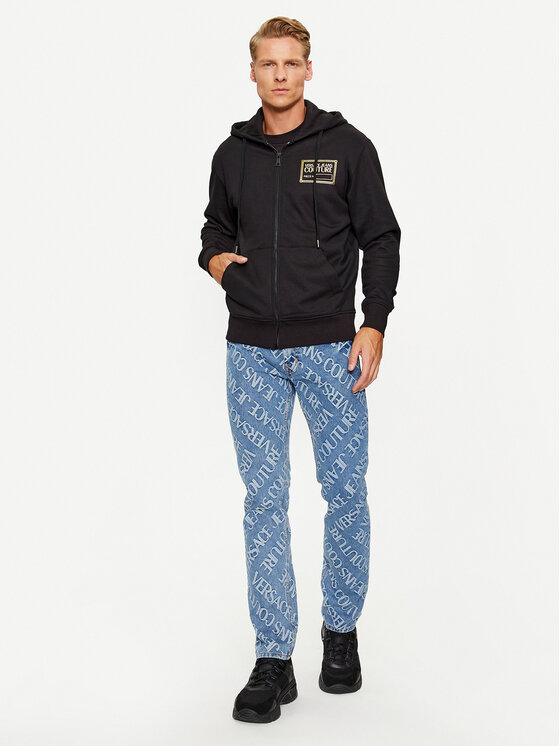 Versace Jeans Couture Versace Jeans Couture Mikina 75GAIT12 Černá Regular Fit