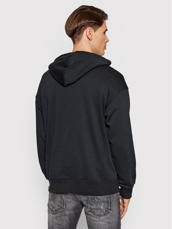 Felpa Heritage 12198181 Nero Loose Fit