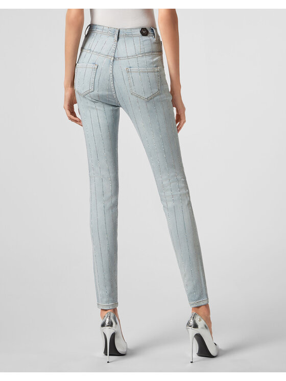 PHILIPP PLEIN PHILIPP PLEIN Jeansy 22027 Niebieski jasny Slim Fit