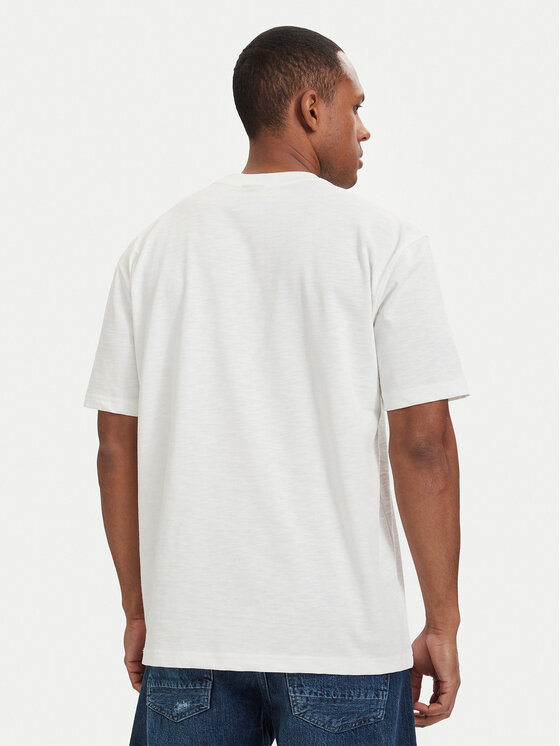 G-Star Raw G-Star Raw Marškinėliai Slub D28889-E512 Kreminė Relaxed Fit