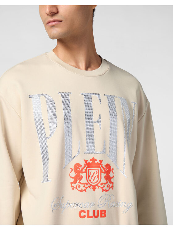 PHILIPP PLEIN PHILIPP PLEIN Bluza 22623 Beżowy Regular Fit