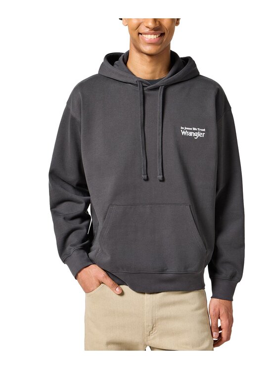 Wrangler Wrangler Felpa 112357324 Nero Regular Fit