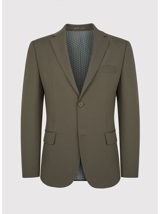 Pako Lorente Pako Lorente Marynarka P23SF-3G-008 Zielony Super Slim Fit