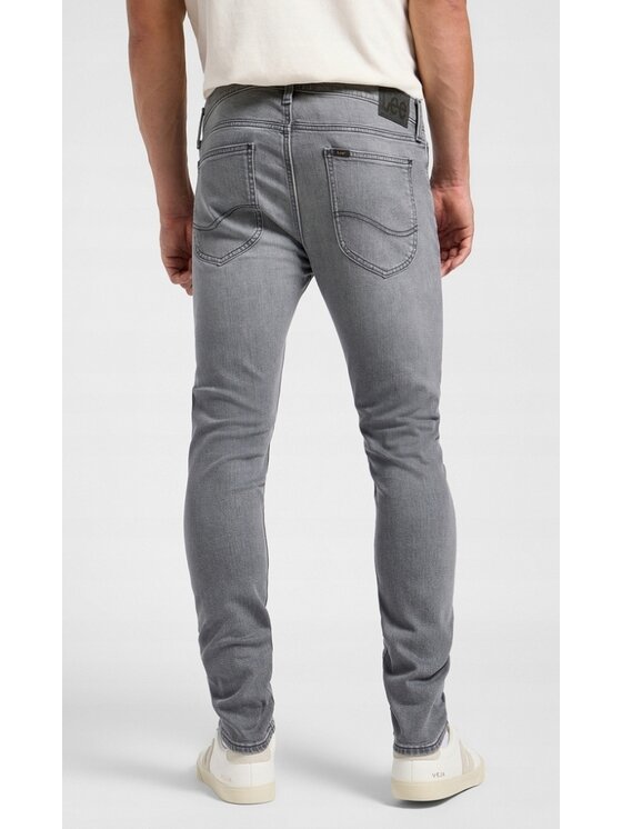 Lee Lee Jeansy Luke Szary Slim Fit