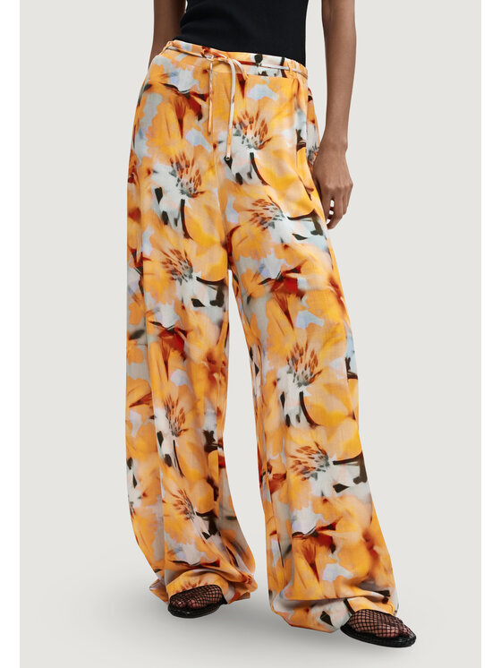 Desigual Desigual Palazzo püksid PANT_PRESTON Kollane To Fit
