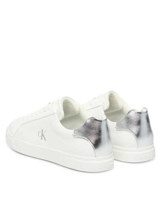 Calvin Klein Calvin Klein Sneakers Low Pro Cups Laceup Lth Met HW0HW02846 Alb