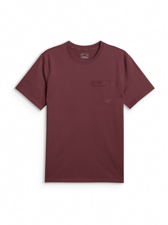 4F 4F T-shirt SPORT STORIES 25/26 Bordeaux Regular Fit