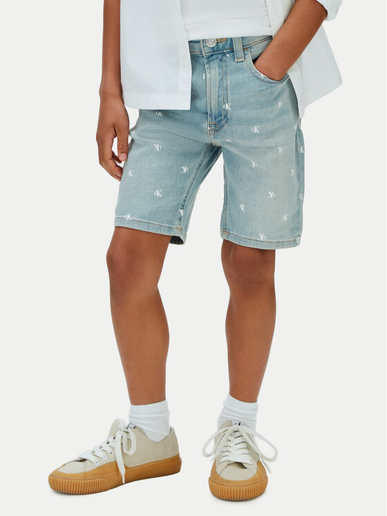 Calvin Klein Jeans Calvin Klein Jeans Jeansshorts LVCKSJC43B Blau Regular Fit