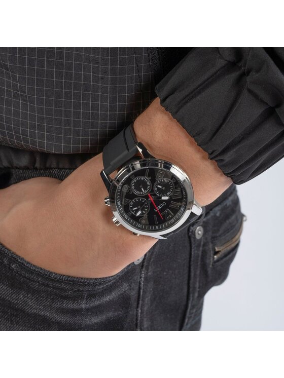Guess Guess Hodinky GW0708G1 Strieborná